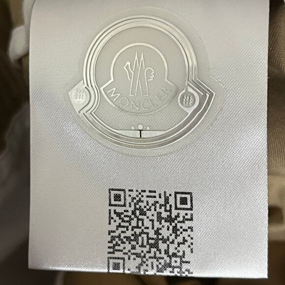 Moncler Gabardine Basic Stretch Drawstring Pants Tan Size 48 IT/US 32 - Picture 3 of 16